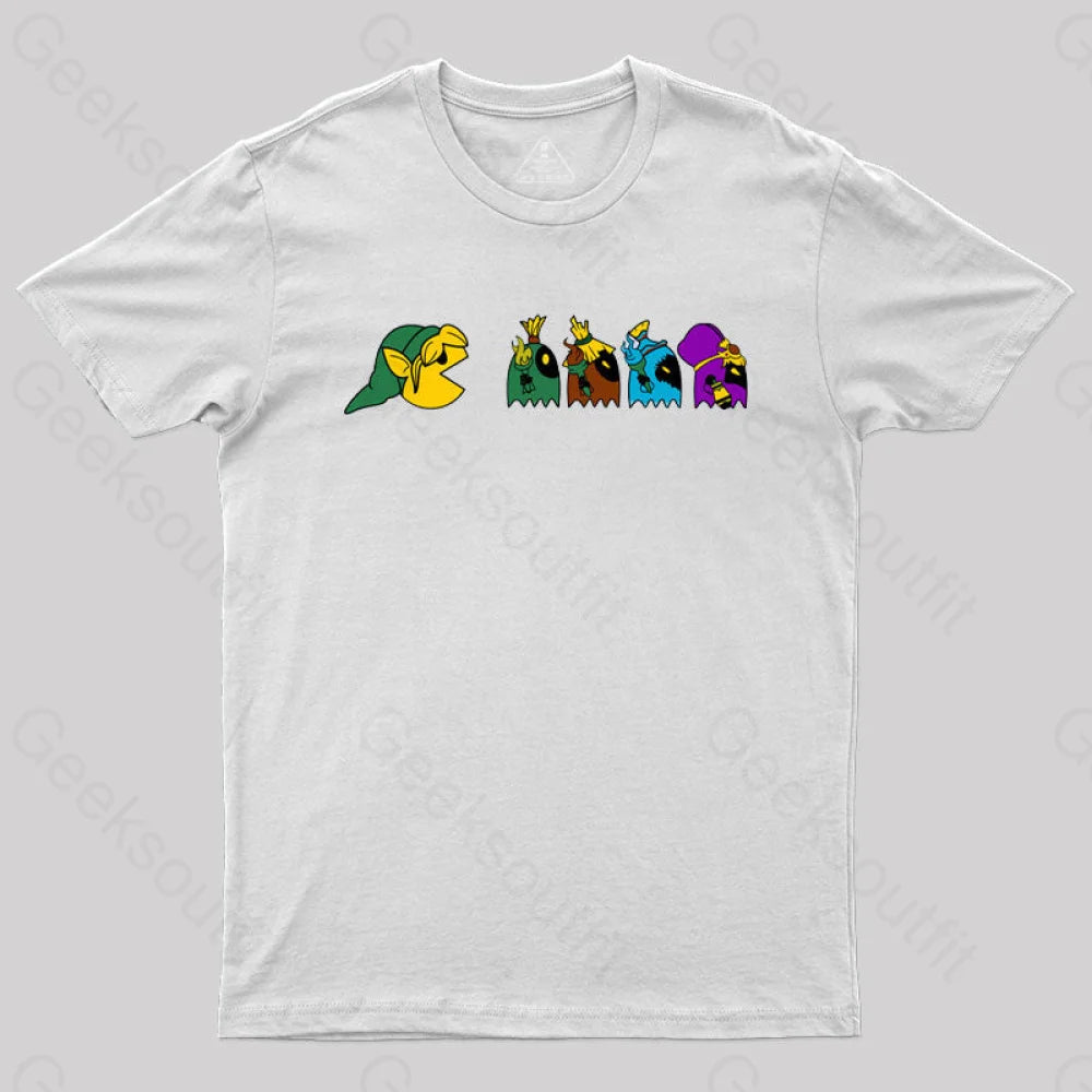 Poe In A Row T-Shirt White / S