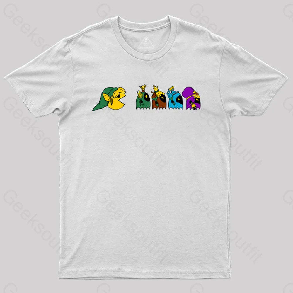 Poe In A Row T-Shirt White / S