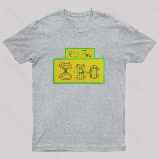 Poincare Conjecture And Ricci Flow T-Shirt Grey / S