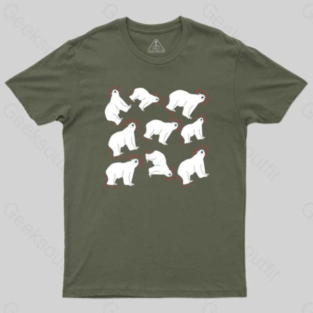 Polar Bears and Dipoles T-shirt - Geeksoutfit