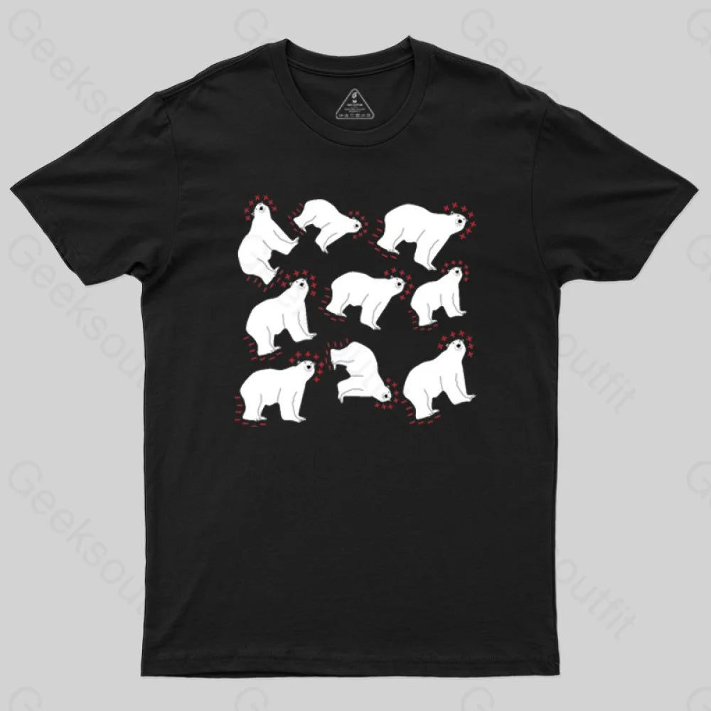 Polar Bears and Dipoles T-shirt - Geeksoutfit