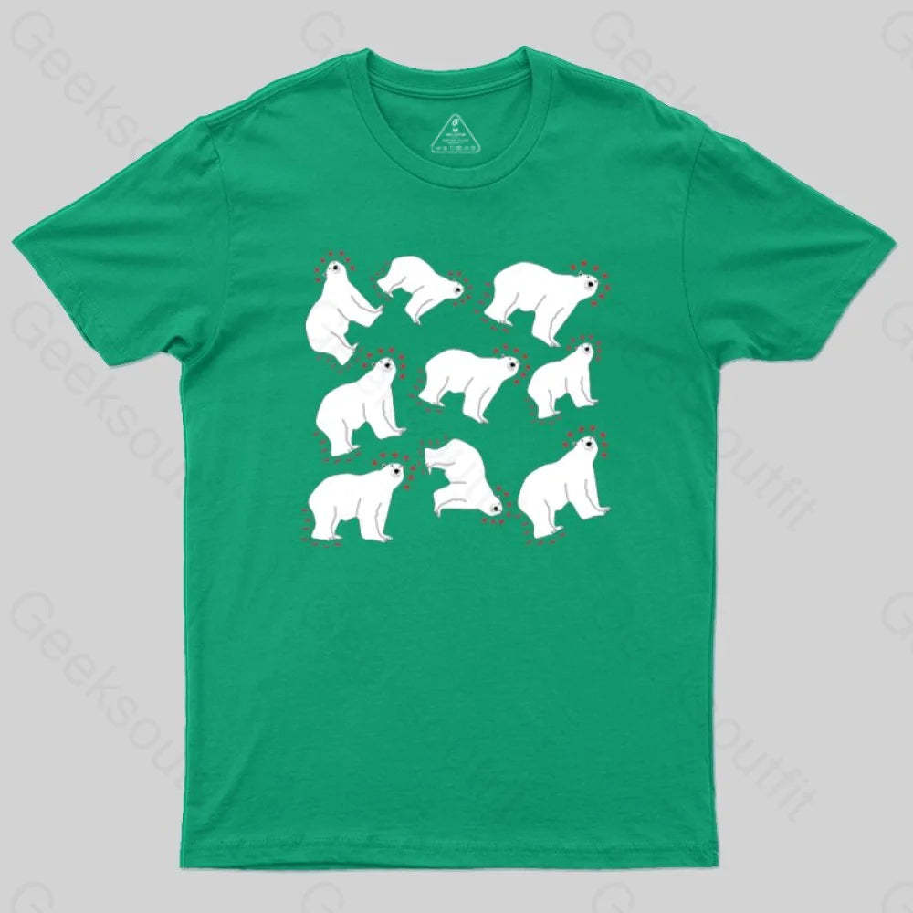 Polar Bears and Dipoles T-shirt - Geeksoutfit