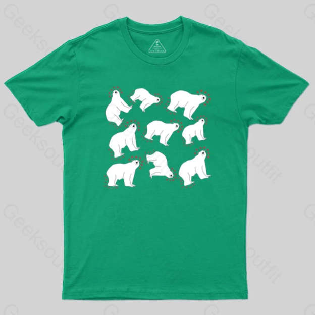 Polar Bears and Dipoles T-shirt - Geeksoutfit