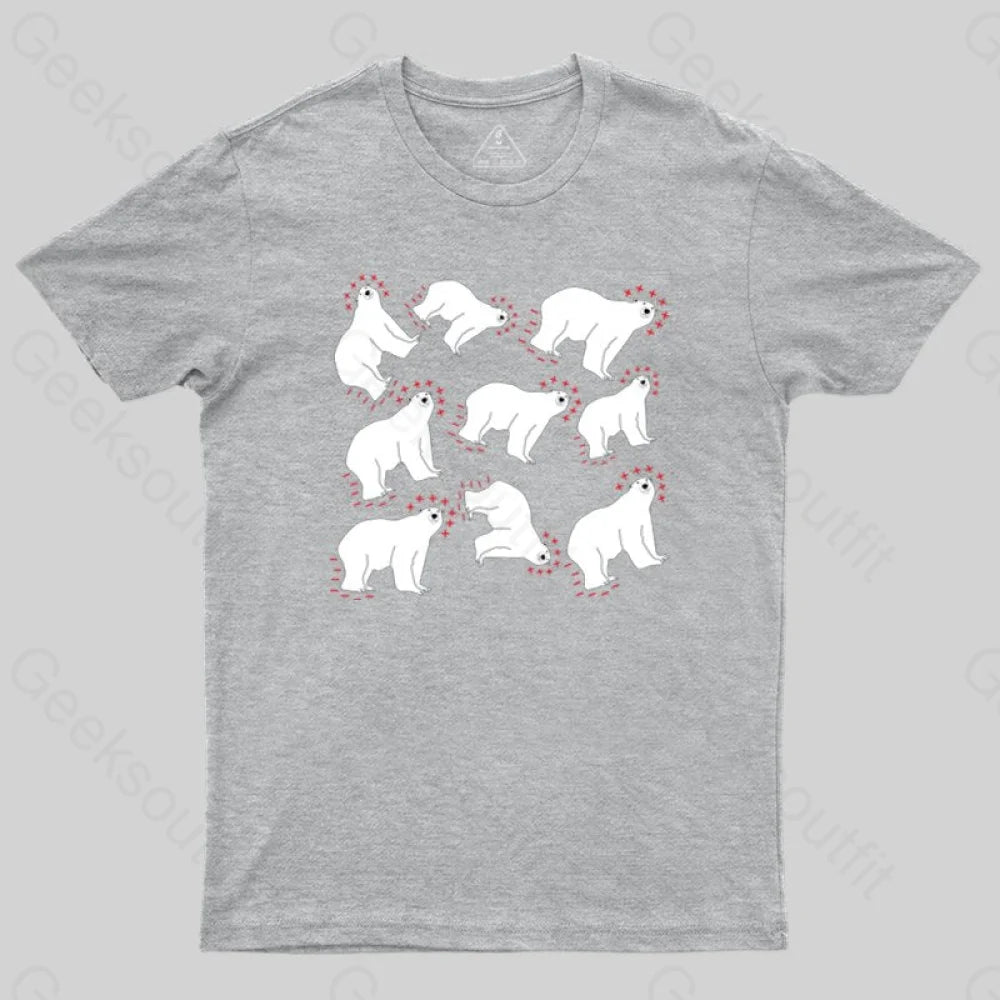 Polar Bears and Dipoles T-shirt - Geeksoutfit