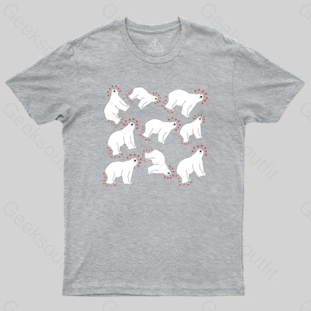 Polar Bears and Dipoles T-shirt - Geeksoutfit