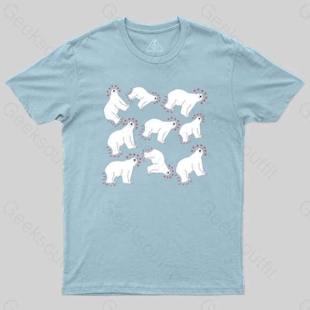 Polar Bears and Dipoles T-shirt - Geeksoutfit