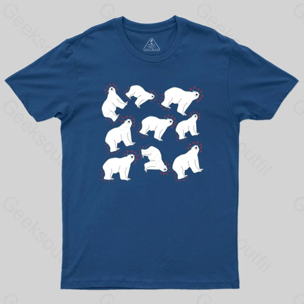 Polar Bears and Dipoles T-shirt - Geeksoutfit
