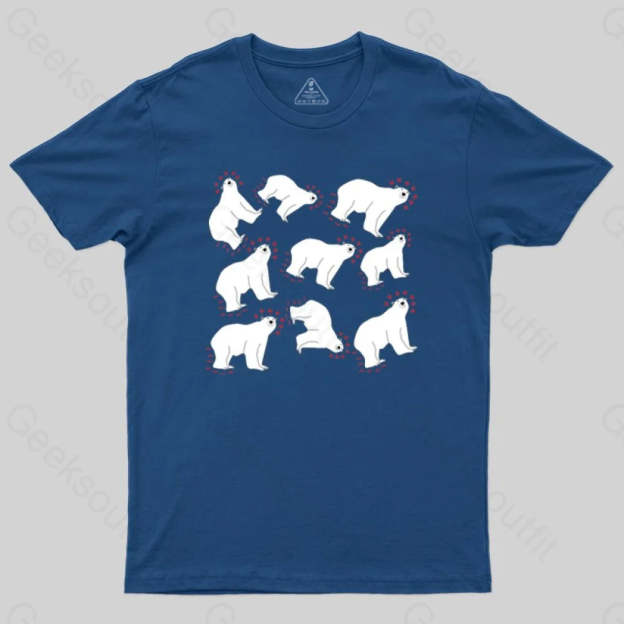 Polar Bears and Dipoles T-shirt - Geeksoutfit