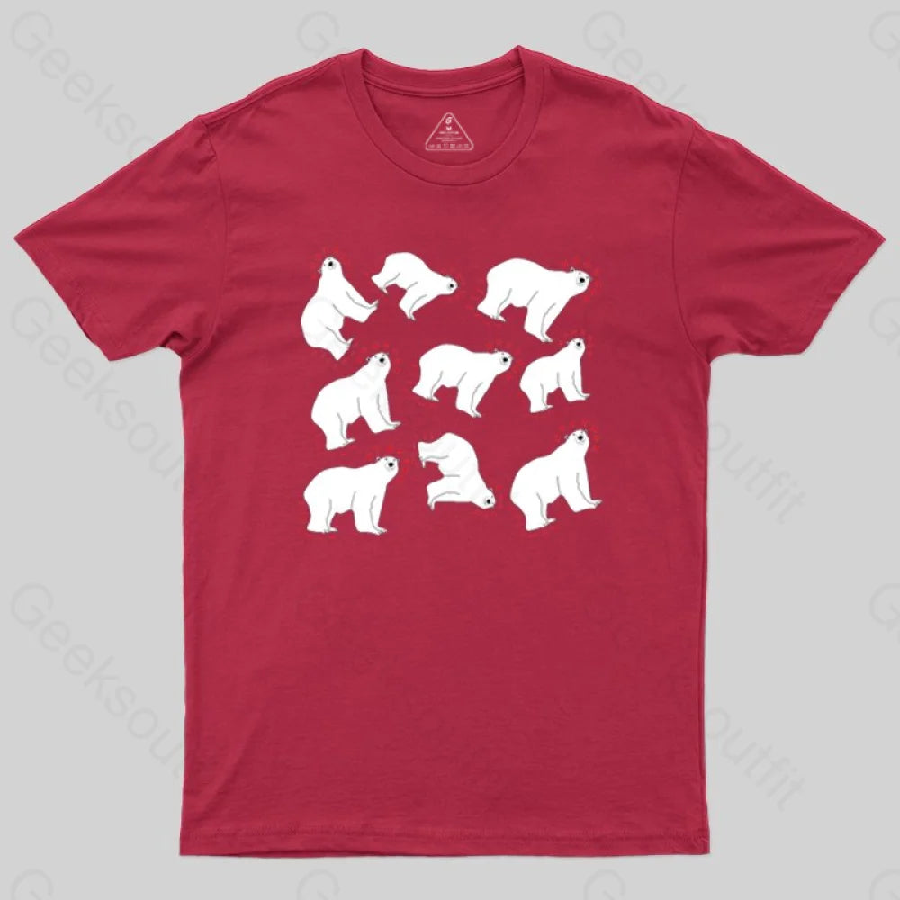 Polar Bears and Dipoles T-shirt - Geeksoutfit