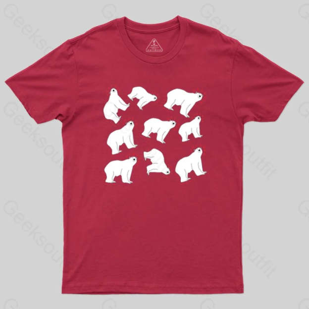 Polar Bears and Dipoles T-shirt - Geeksoutfit