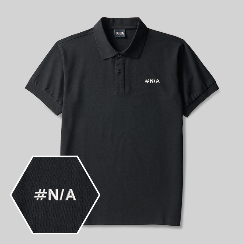 NA Geek Embroidered Polo Shirts