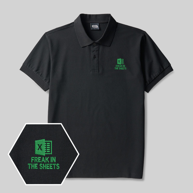 Freak INGeek Embroidered Polo Shirts