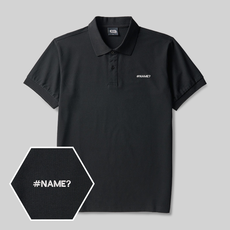 Name Geek Embroidered Polo Shirts