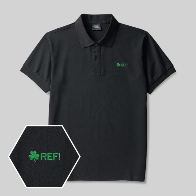 REF Geek Embroidered Polo Shirts