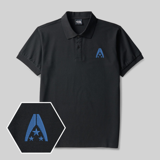 Systems Alliance Navy Geek Embroidered Polo Shirts