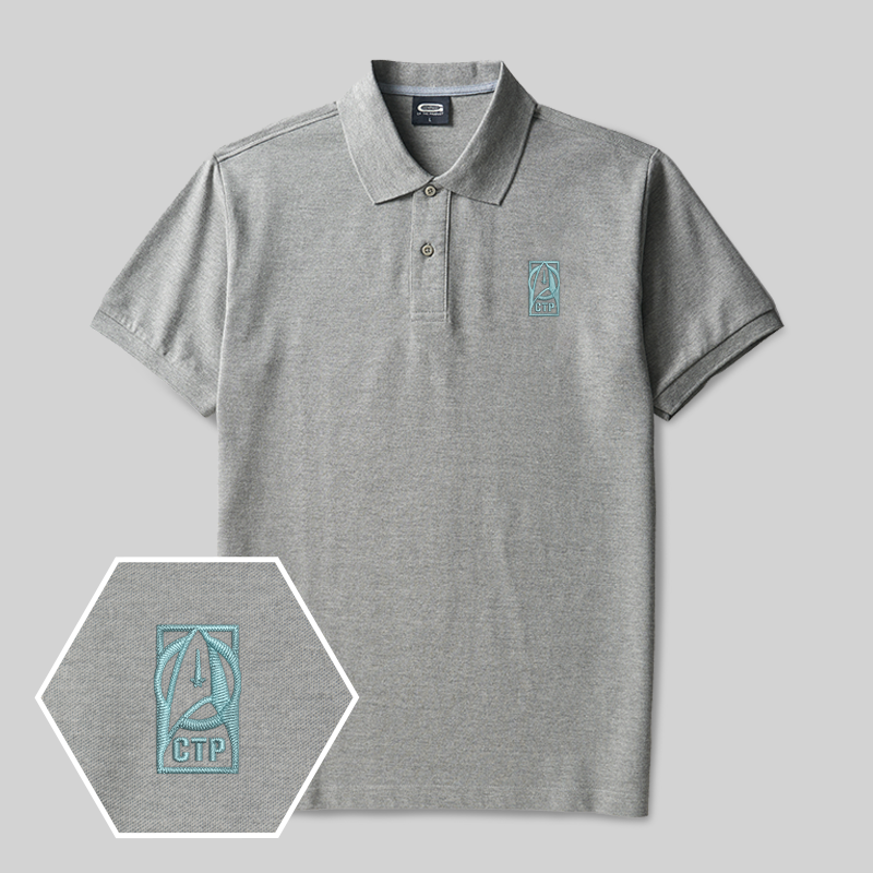 CTP Scifi Geek Embroidered Polo Shirt