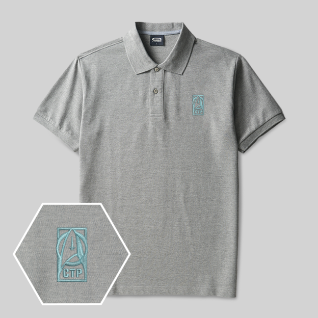 CTP Scifi Geek Embroidered Polo Shirt