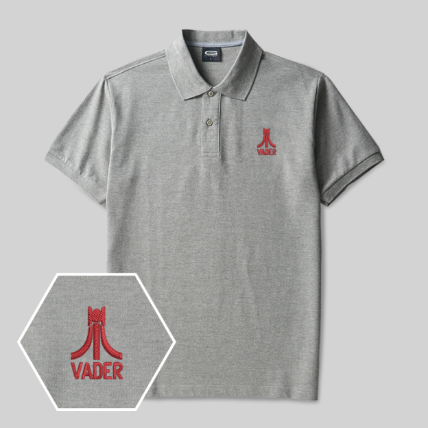 Vader Geek Embroidered Polo Shirts