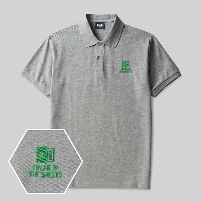Freak INGeek Embroidered Polo Shirts