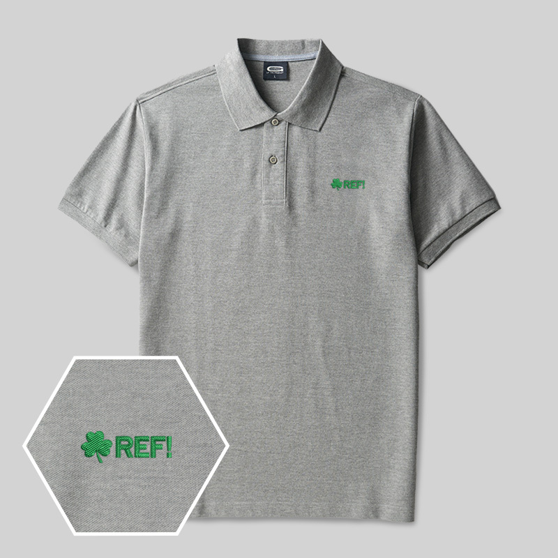 REF Geek Embroidered Polo Shirts