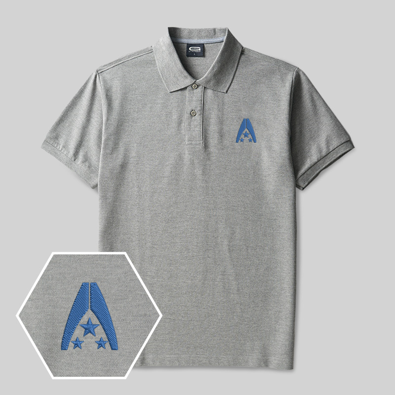 Systems Alliance Navy Geek Embroidered Polo Shirts