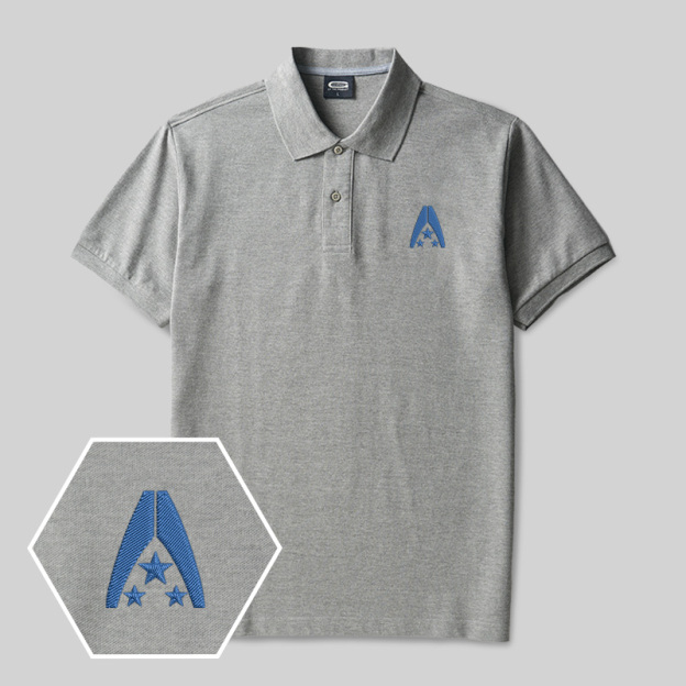 Systems Alliance Navy Geek Embroidered Polo Shirts