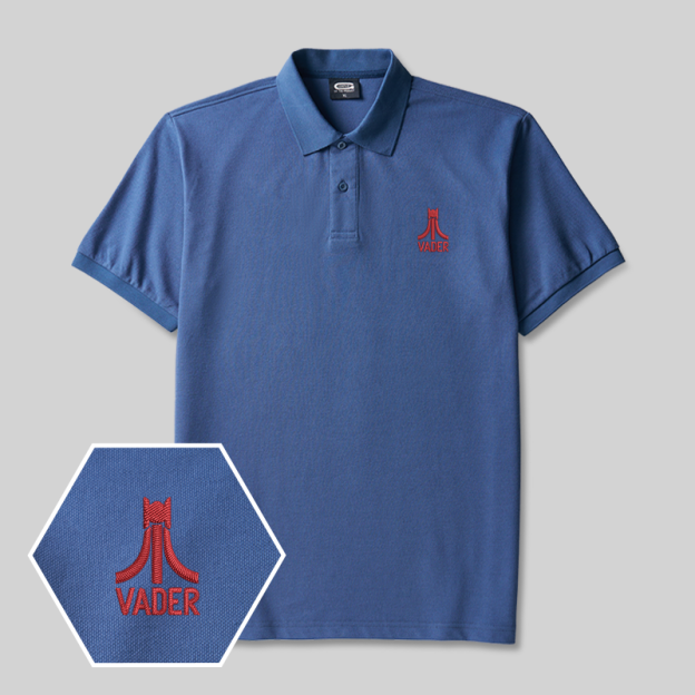 Vader Geek Embroidered Polo Shirts