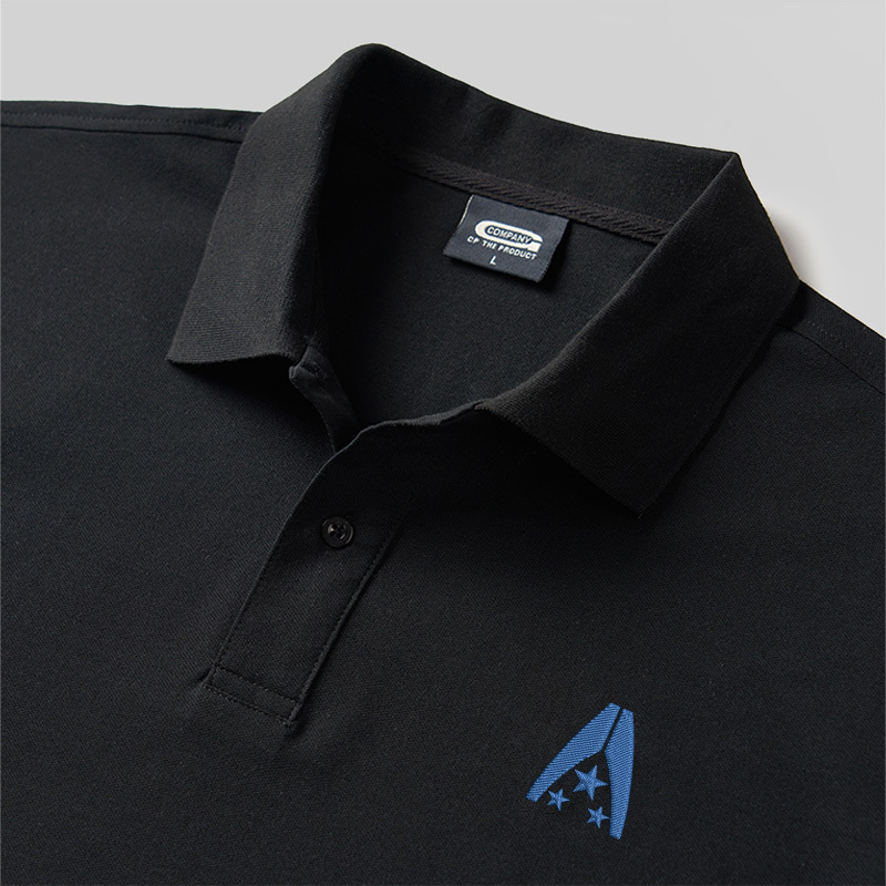 Systems Alliance Navy Geek Embroidered Polo Shirts