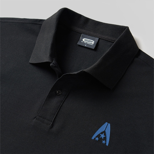 Systems Alliance Navy Geek Embroidered Polo Shirts