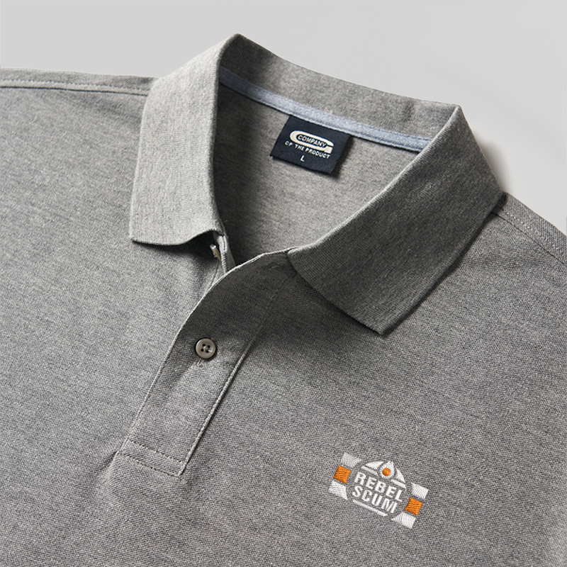 Rebel Scum Geek Embroidered Polo Shirt