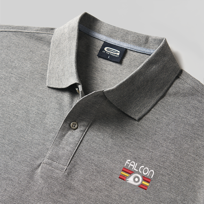 Falcon Geek Embroidered Polo Shirt