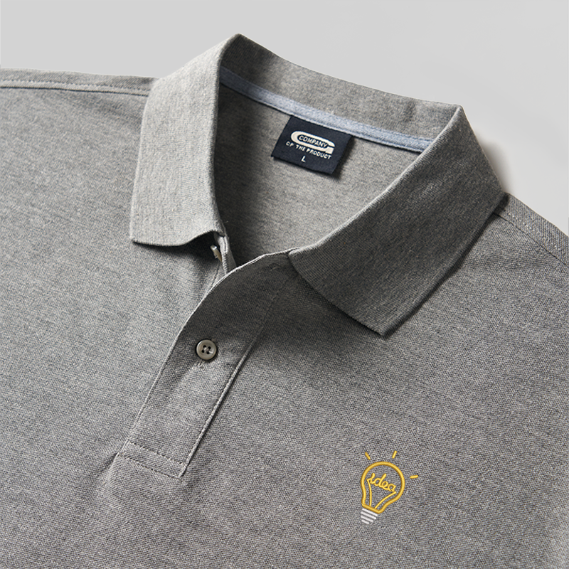 Idea Geek Embroidered Polo Shirts