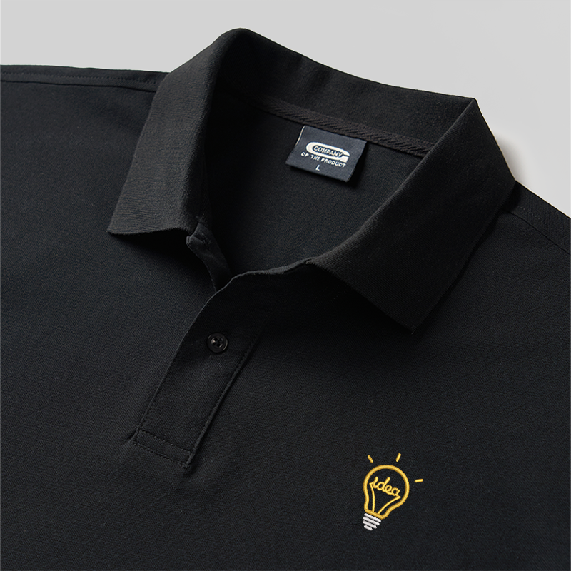 Idea Geek Embroidered Polo Shirts