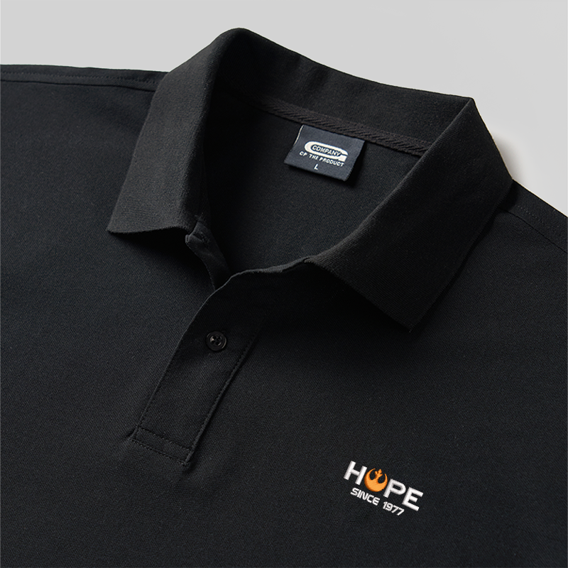 Hope Since 1997 Geek Embroidered Polo Shirts