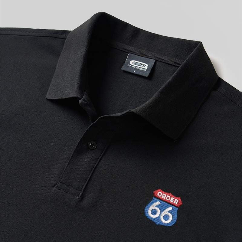 Order 66 Geek Embroidered Polo Shirts
