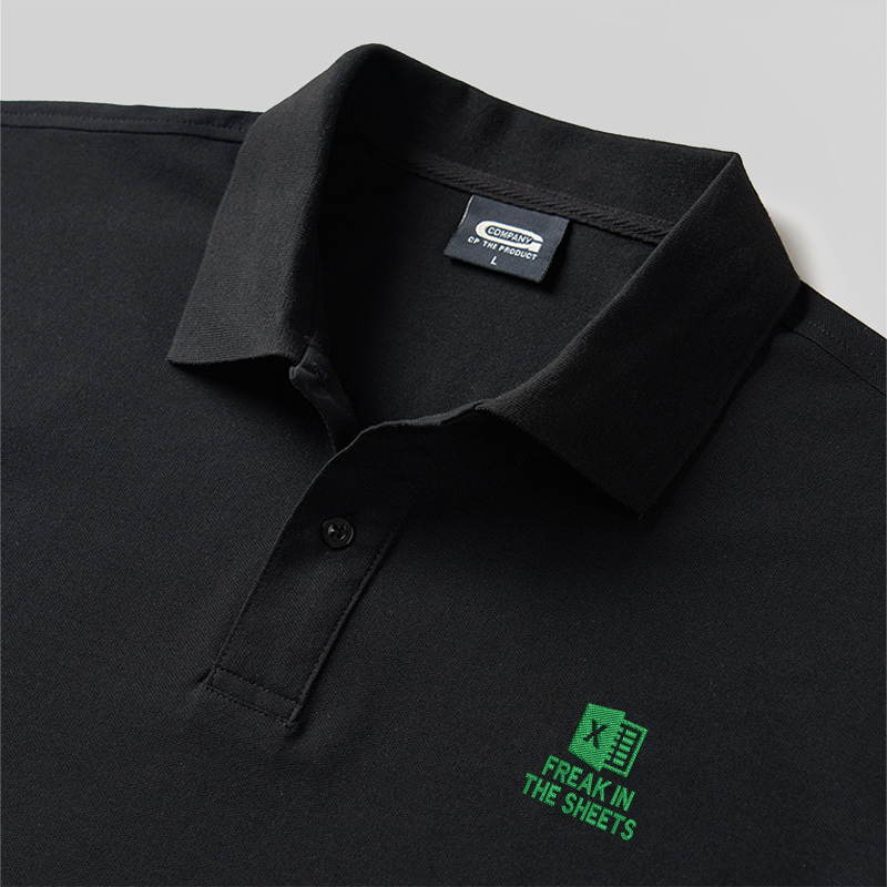 Freak INGeek Embroidered Polo Shirts