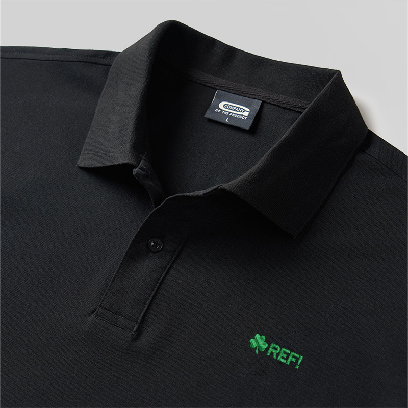 REF Geek Embroidered Polo Shirts