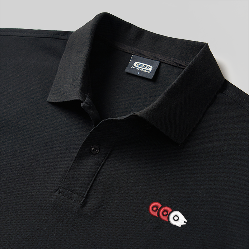 Millennium Falcon Geek Embroidered Polo Shirts