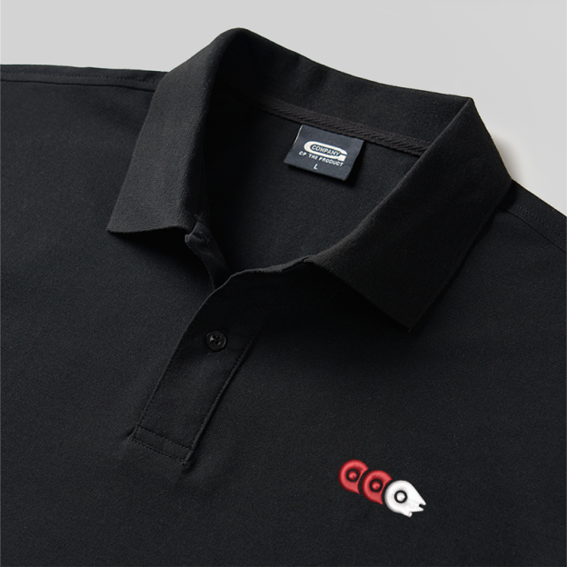 Millennium Falcon Geek Embroidered Polo Shirts