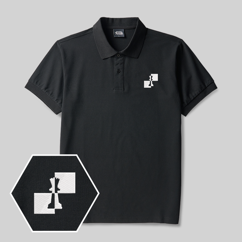 Link & Sync Geek Embroidered Polo Shirt
