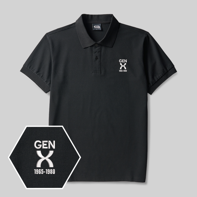Generations Era Geek Embroidered Polo Shirt