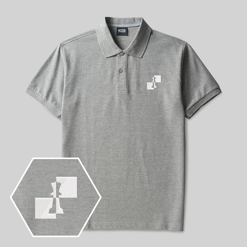 Link & Sync Geek Embroidered Polo Shirt