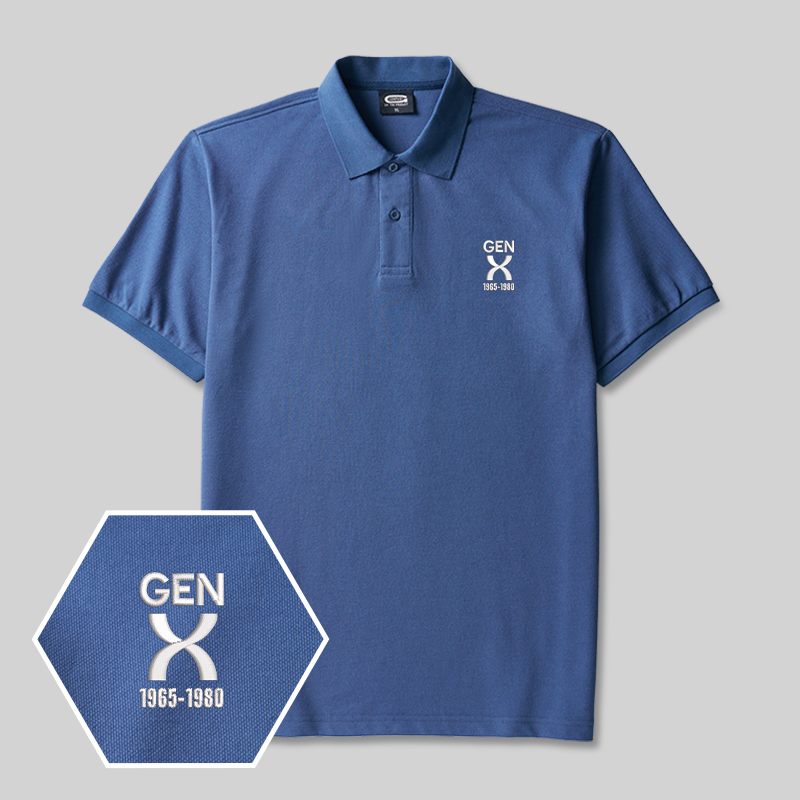 Generations Era Geek Embroidered Polo Shirt
