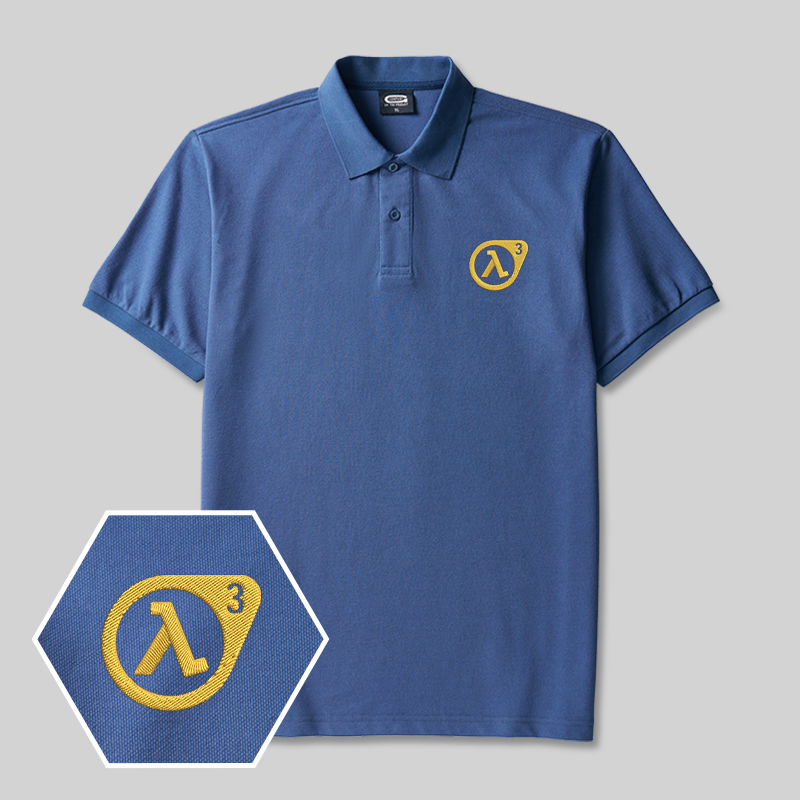 Tri-Logo Sulaco Geek Embroidered Polo Shirt