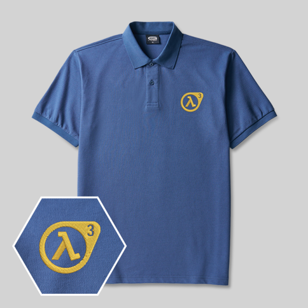 Tri-Logo Sulaco Geek Embroidered Polo Shirt