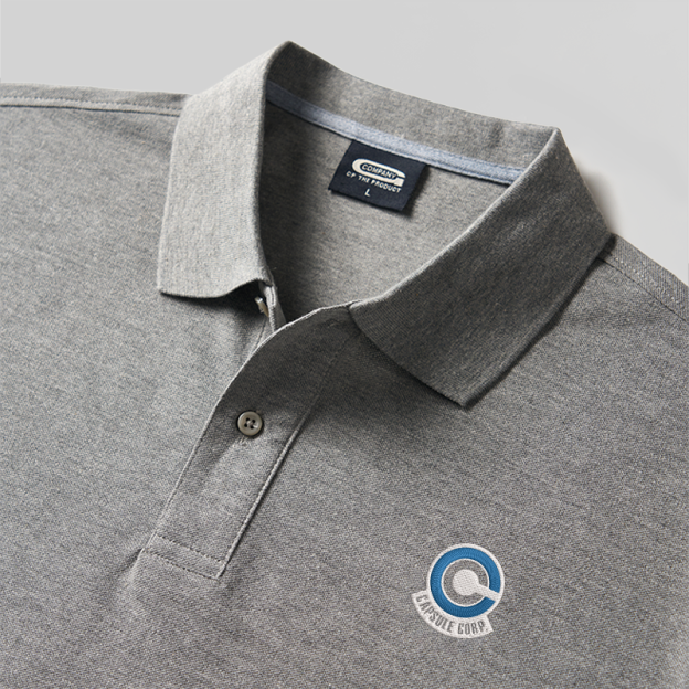 EcoTech Geek Embroidered Polo Shirt