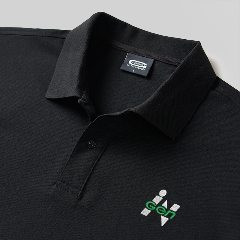 Gen Geek Embroidered Polo Shirts