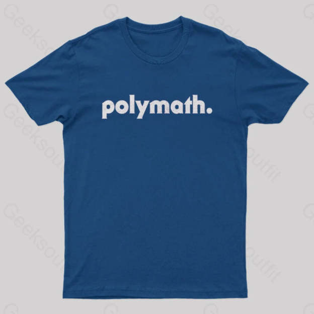 Polymath Geek T-Shirt Navy / S