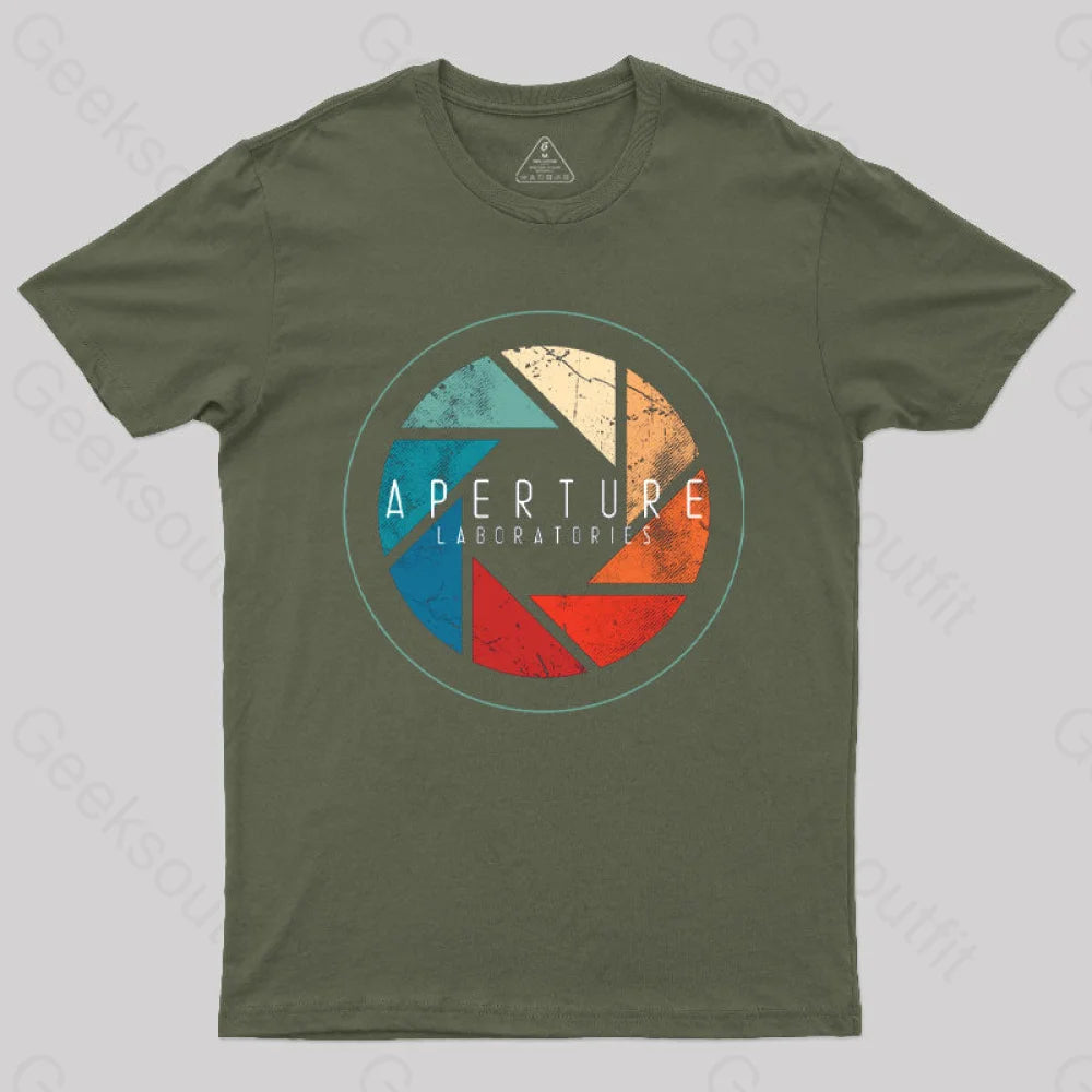 Portal Aperture Laboratories T-Shirt Army Green / S