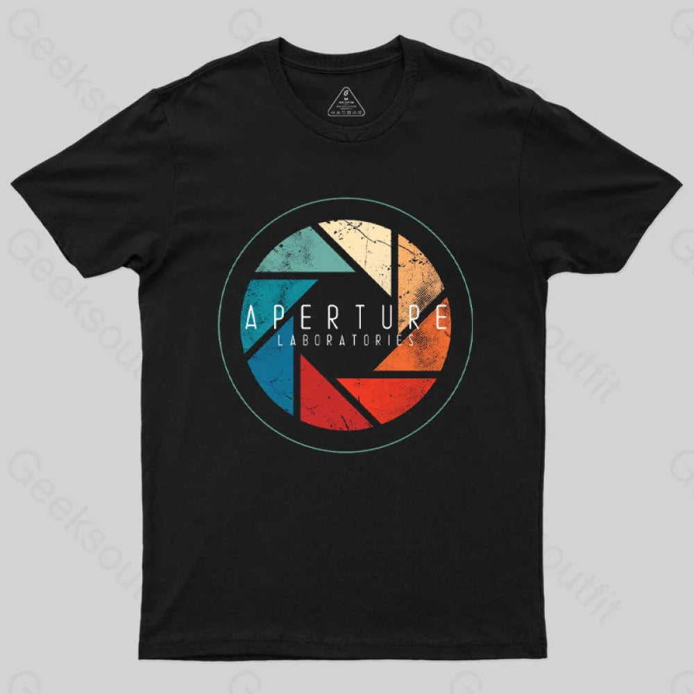 Portal Aperture Laboratories T-Shirt Black / S